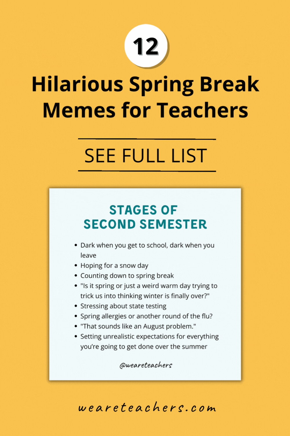 12 Hilarious Spring Break Memes For Lecturers School Notas