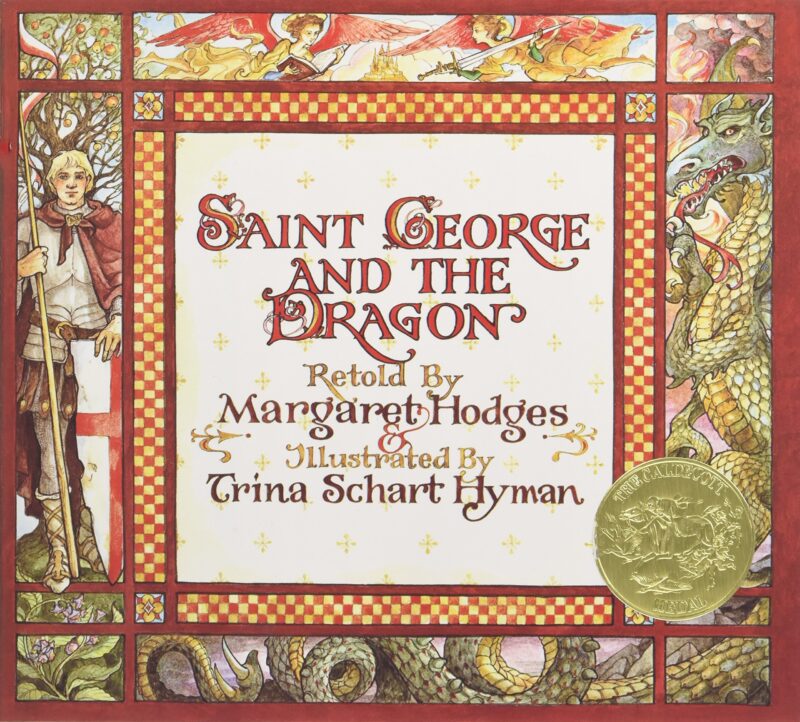 Portada de St. George and the Dragon de Margaret Hodges - libros infantiles famosos