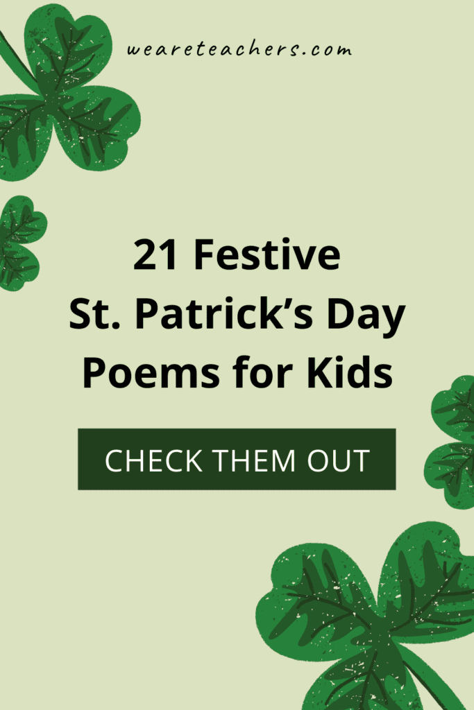 21 Festive St. Patrick’s Day Poems for Kids of All Ages