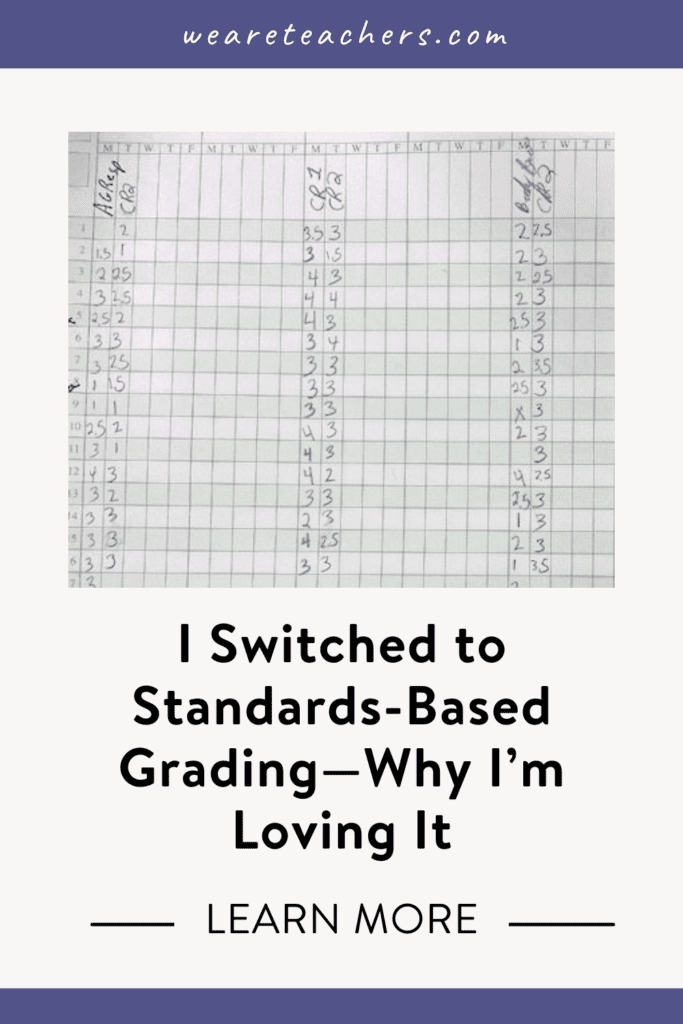 I Switched to Standards-Based Grading—Why I'm Loving It