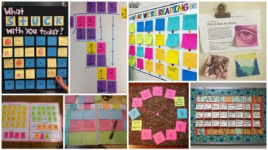 25 Ways to Use Sticky Notes in the Classroom - WeAreTeachers