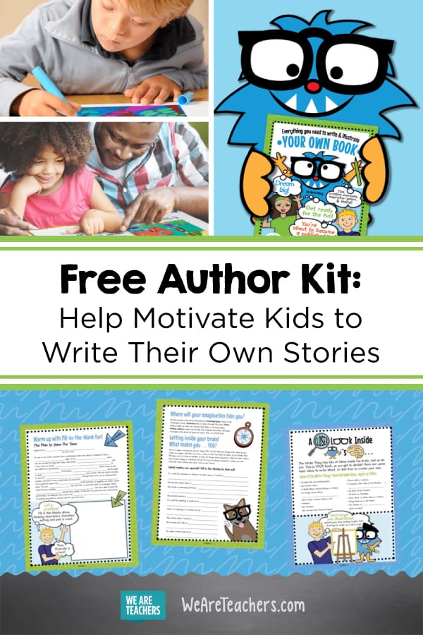 This Free Home Author Kit Will Motivate Your Kids