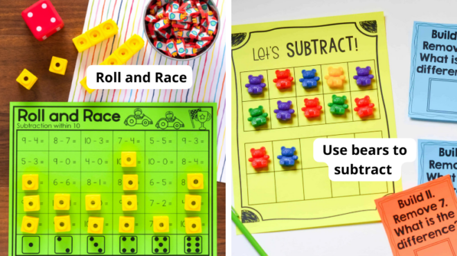 28 Fun Subtraction Activities Kids and Teachers Will Love