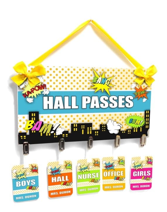 Hall Pass Ideas You'll Want to Steal for Your Classroom