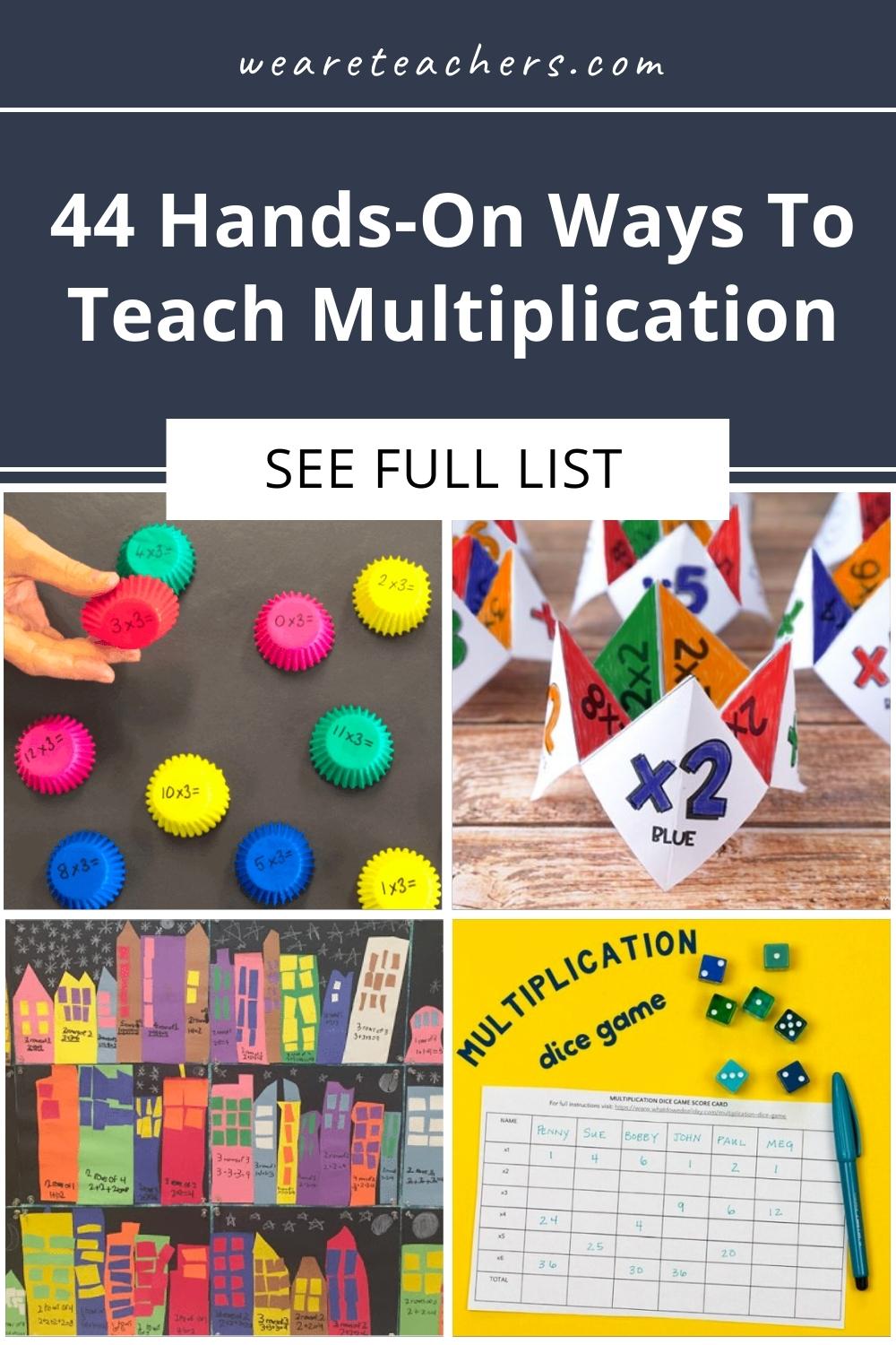 40 fun hands on ways to teach multiplication we are teachers