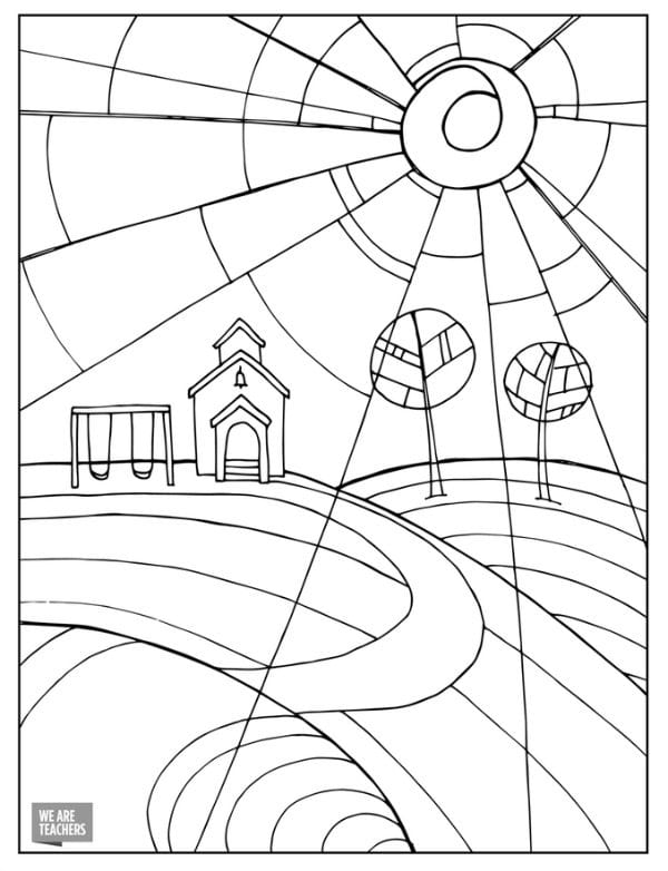 coloring pages for your teacher