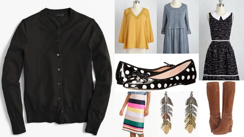 black cardigan to wear with dress