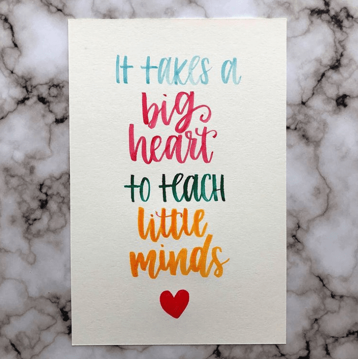 Teachers are some of the biggest hearted people I know -- retirement quotes for teachers