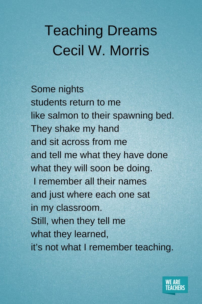 12 of Our Favorite Poems About Teaching - WeAreTeachers