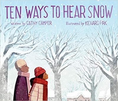 Book cover for Ten Ways to Hear Snow as an example of second grade books
