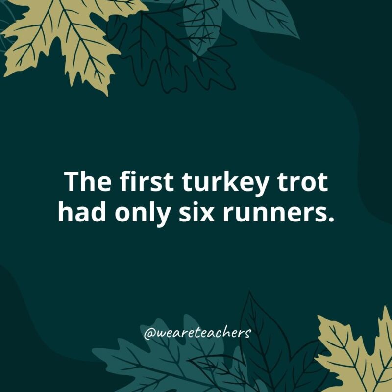 El primer Turkey Trot tuvo solo seis corredores.