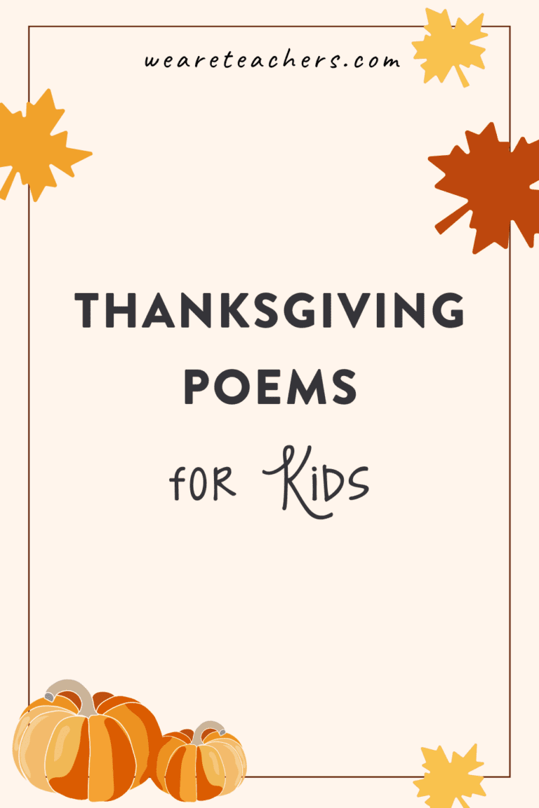 The Best Thanksgiving Poems for Kids of All Ages and Reading Levels