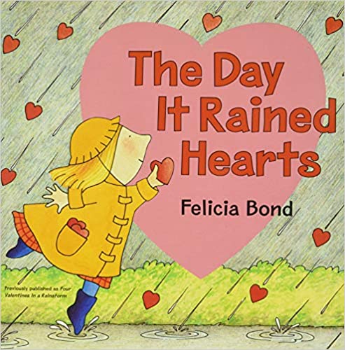 The Day it Rained Hearts book cover (Valentine