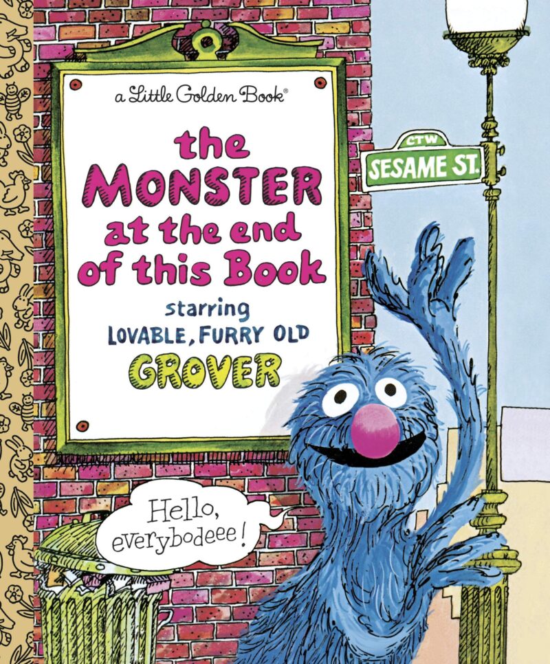 Portada de El monstruo al final de este libro de Jon Stone, libros infantiles famosos