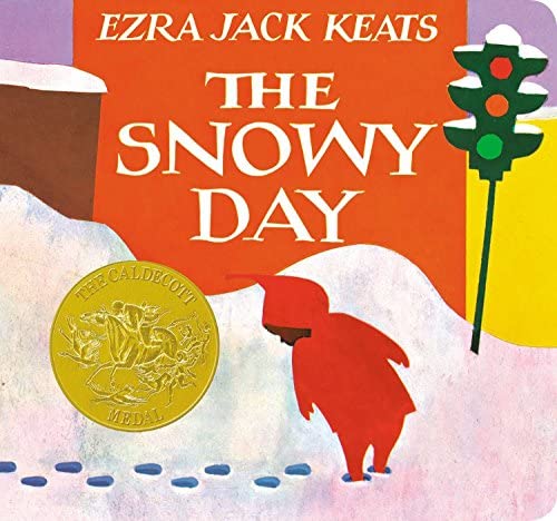 Portada de The Snowy Day Board Book: libros infantiles famosos