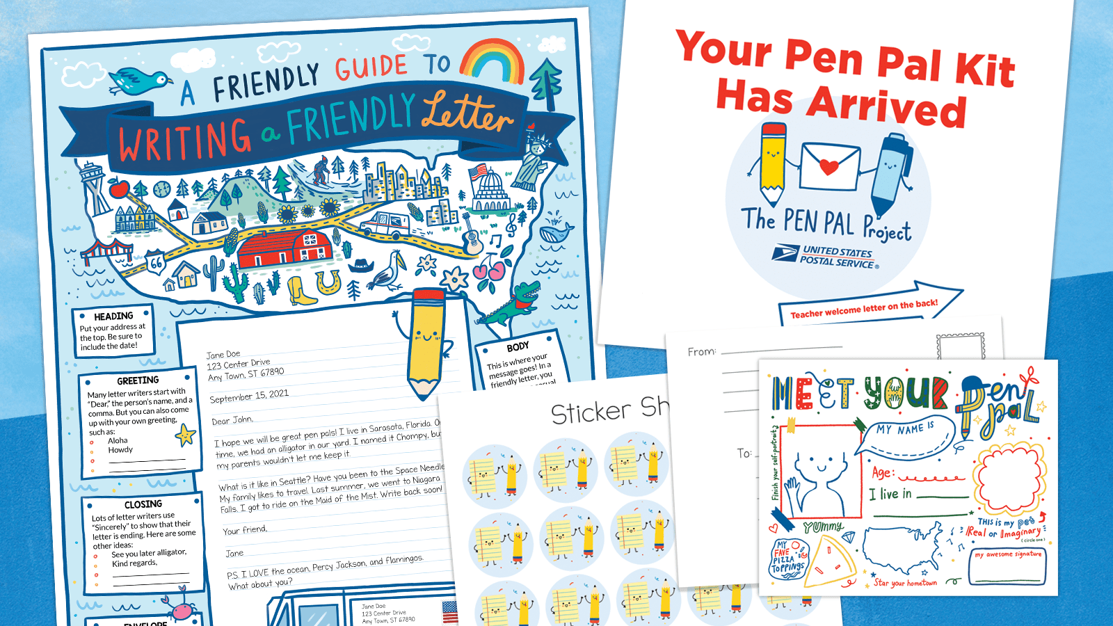 Image for Tips for Making the Most of The USPS Pen Pal Project