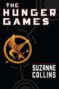 The Hunger Games book cover--middle school books