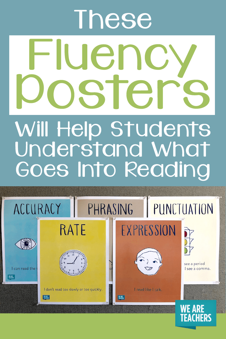 Fluency posters free download for the classroom