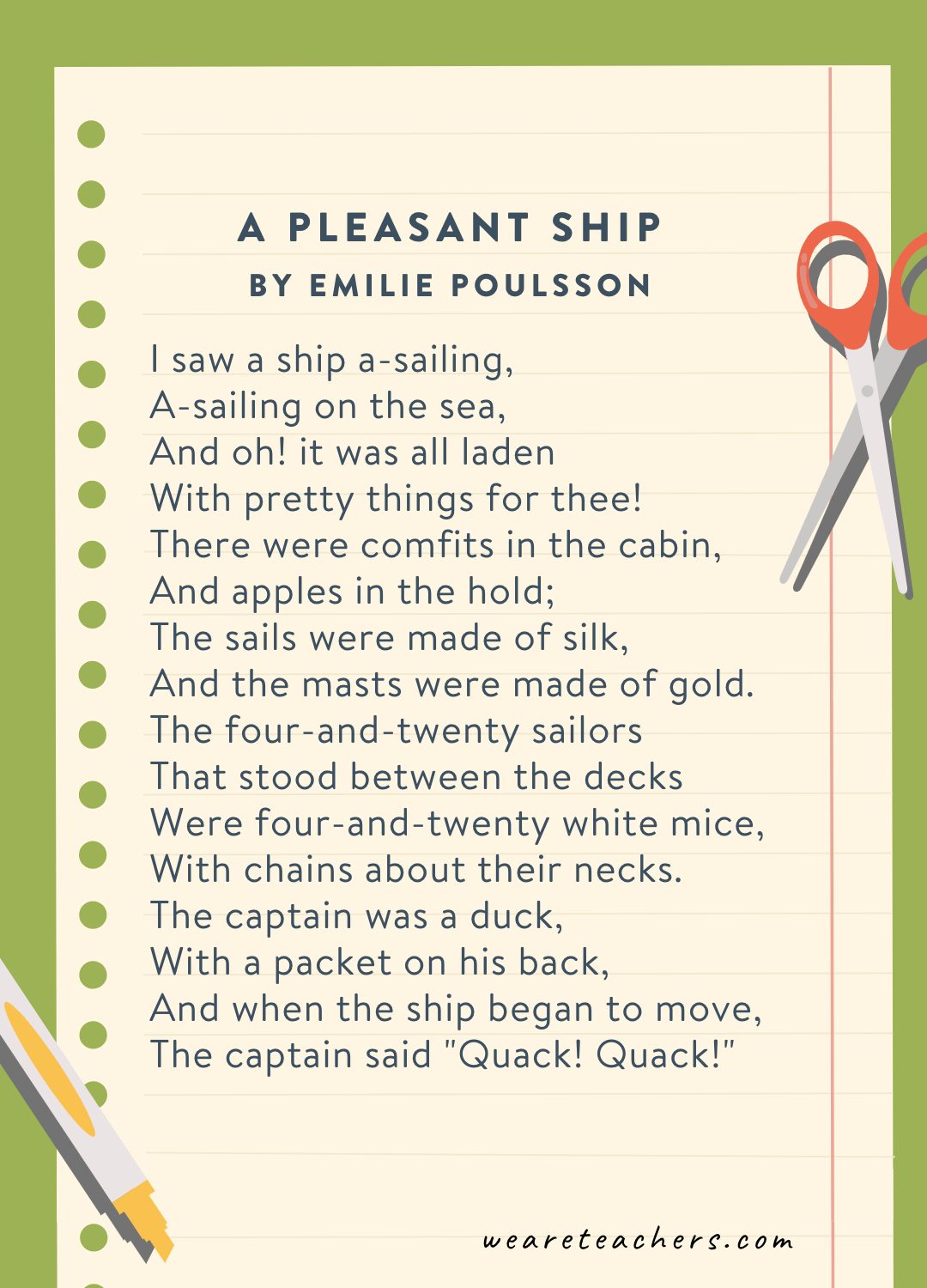 3rd grade poems for all reading levels that students will love 