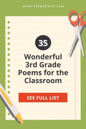 3rd Grade Poems for All Reading Levels That Students Will Love!