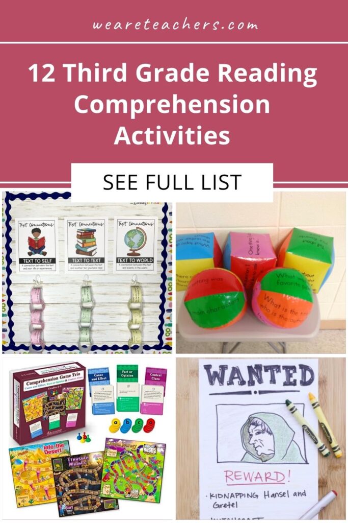 12 Unique Third Grade Reading Comprehension Activities Your Students Will Love