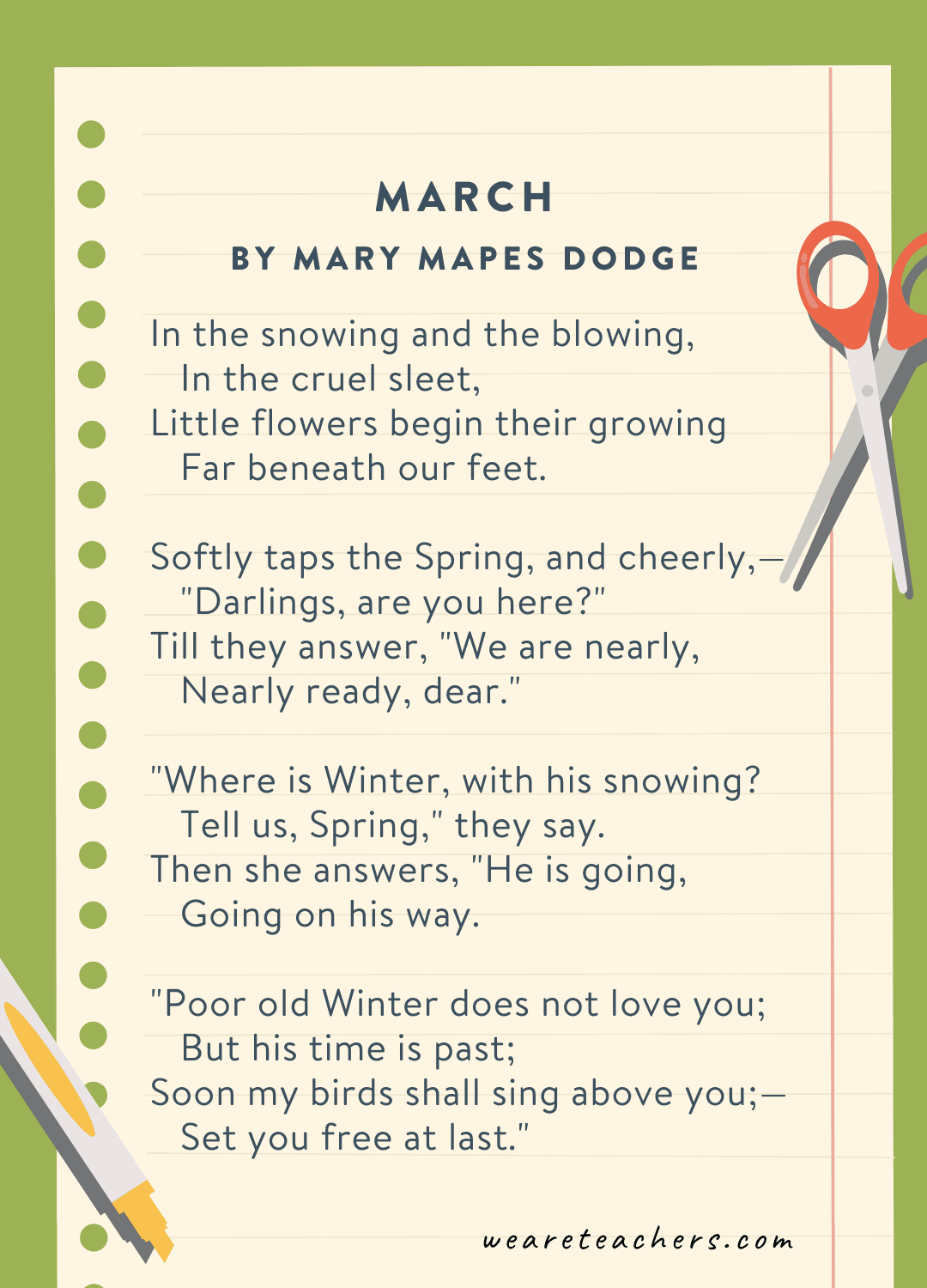 3rd Grade Poems for All Reading Levels That Students Will Love ...