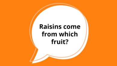 葡萄干来自哪种水果？