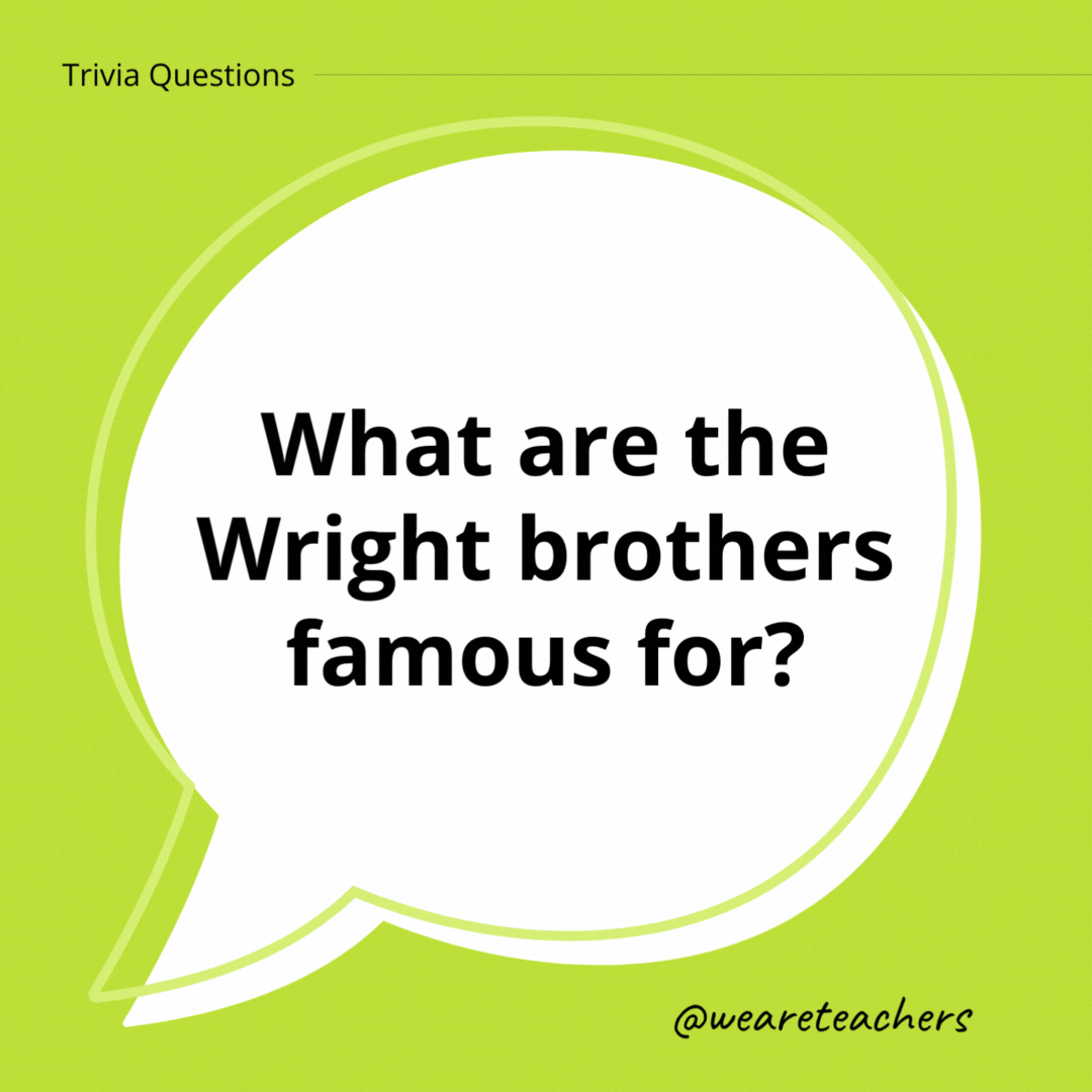 赖特兄弟（Wright Brothers）闻名什么？