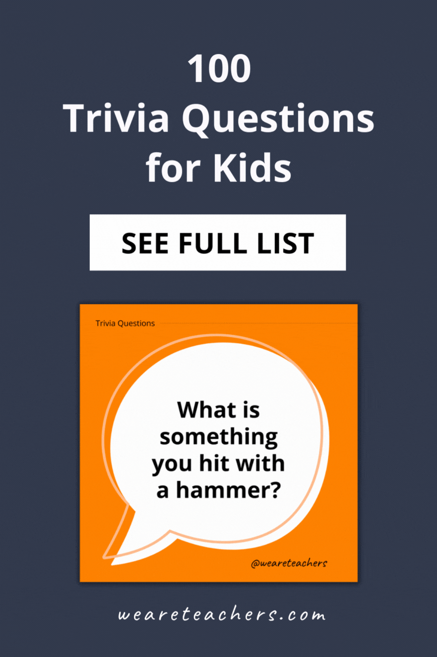 100 Trivia Questions for Kids in All Grade Levels