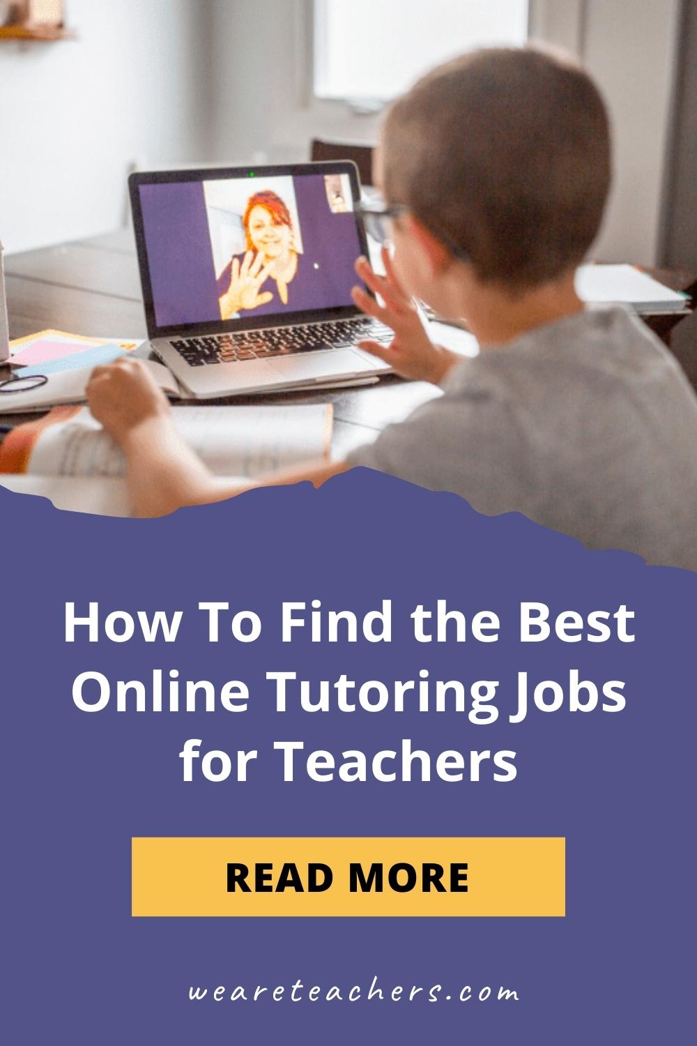 Best Online Tutoring Jobs For Teachers Best Online Tutoring Jobs For Teachers
