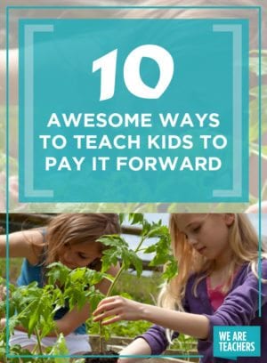Ways to Teach Kids to Pay it Forward