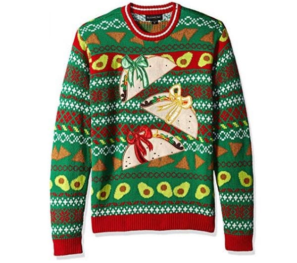 yellow lab christmas sweater