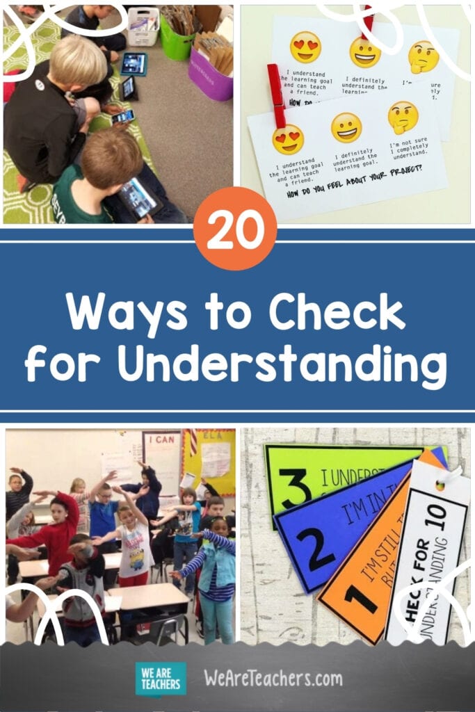 20 Creative Ways to Check for Understanding