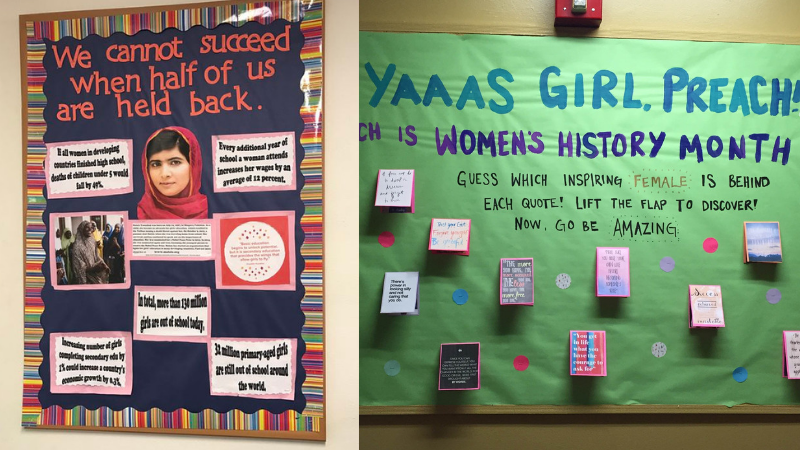 Women s History Month Bulletin Board Printables Printable Word Searches