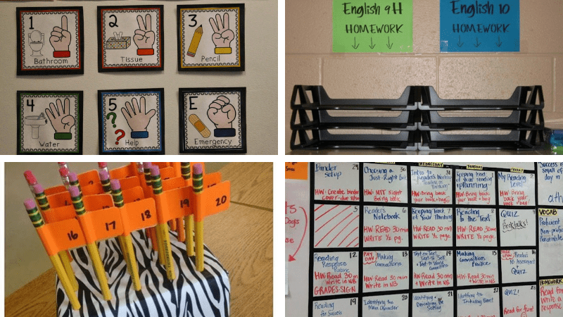 Classroom Routine Chart