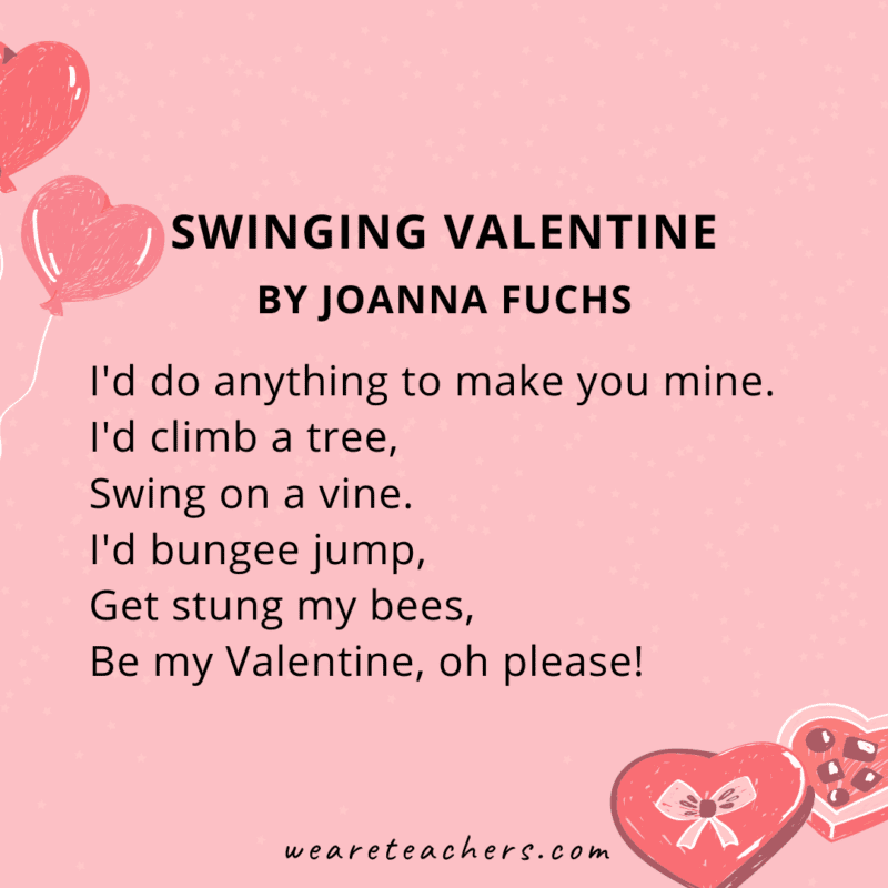 Valentine's Day Poems for Kids of All Ages and Grade Levels