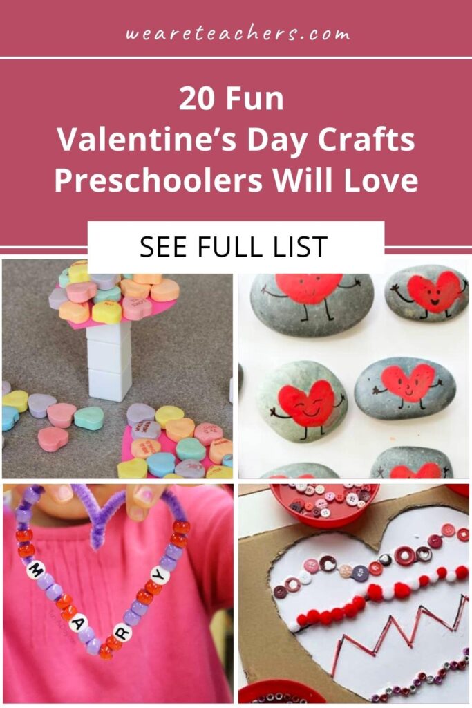 Oh the nostalgia of making valentines and bags in school every February. Check out our list of Valentine's Day crafts for preschoolers!