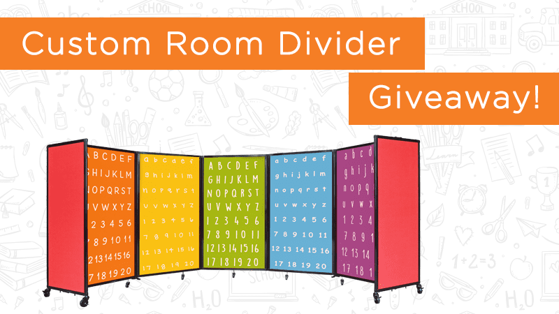 Win a classroom room divider