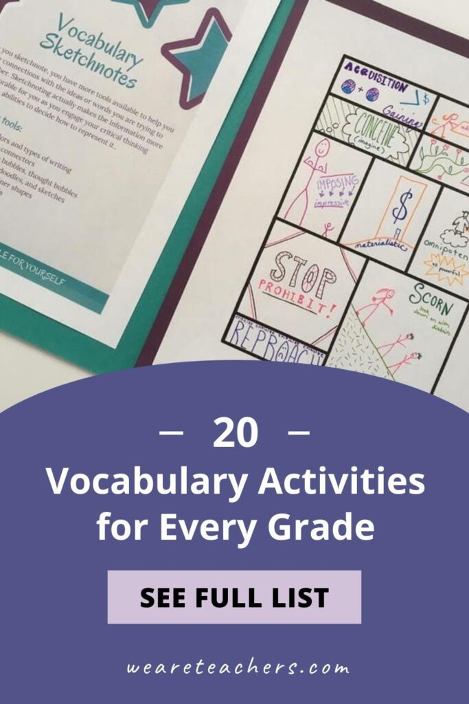 20 Meaningful Vocabulary Activities for Every Grade