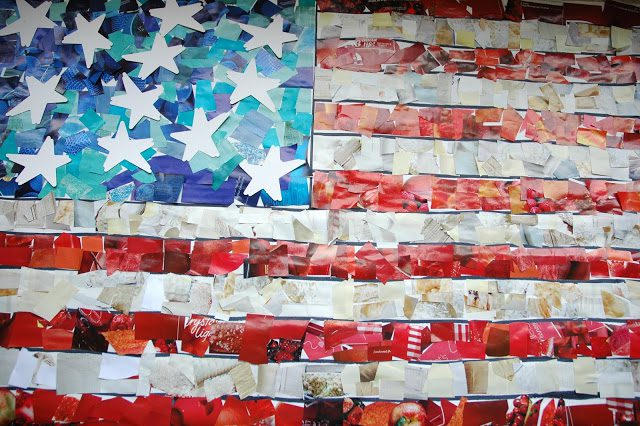 Bayrak mozaik kolajı -- Temmuz etkinliklerinin dördü