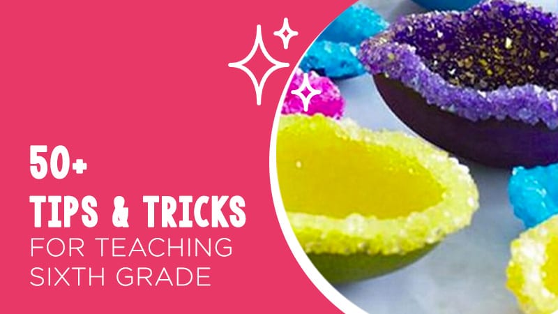 6th grade tips and tricks with a science experiment background
