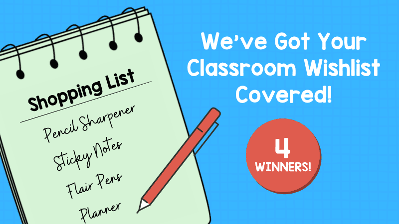 We've Got Your Classroom Wishlist Covered! Win a $250 Amazon Gift Card