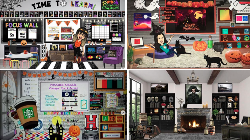 Get Spooky With These 10 Halloween Bitmoji Classrooms!