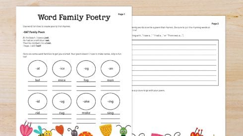 These Free Poetry Activities Are Perfect for Grades K-2 - We Are Teachers