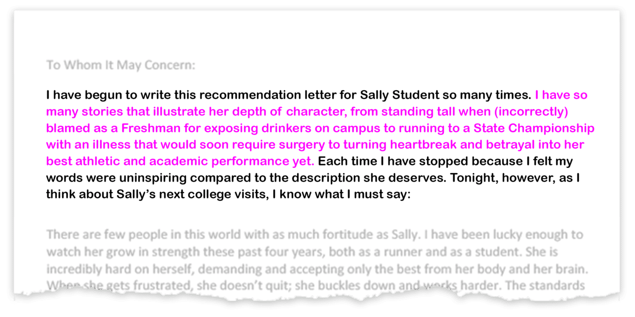 Tips For Writing A College Recommendation Letter Weareteachers