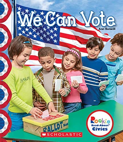We Can Vote book cover as an example of books about elections