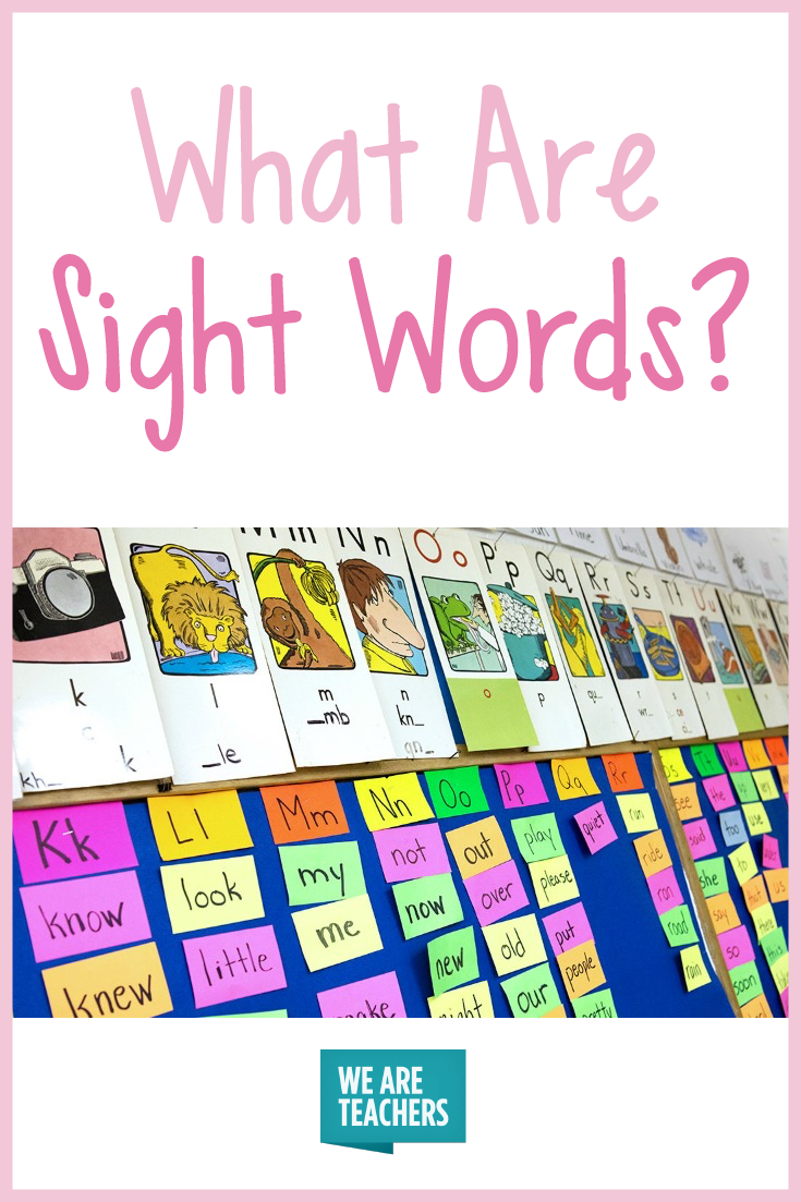 define sight words