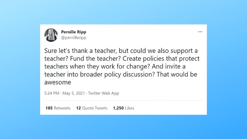 What Teachers Really want