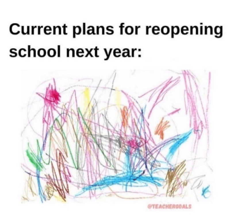 16 Funny Teacher Memes About School Reopening This Fall