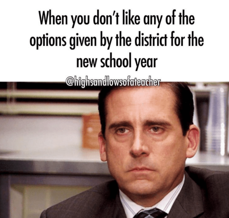 16 Funny Teacher Memes About School Reopening This Fall